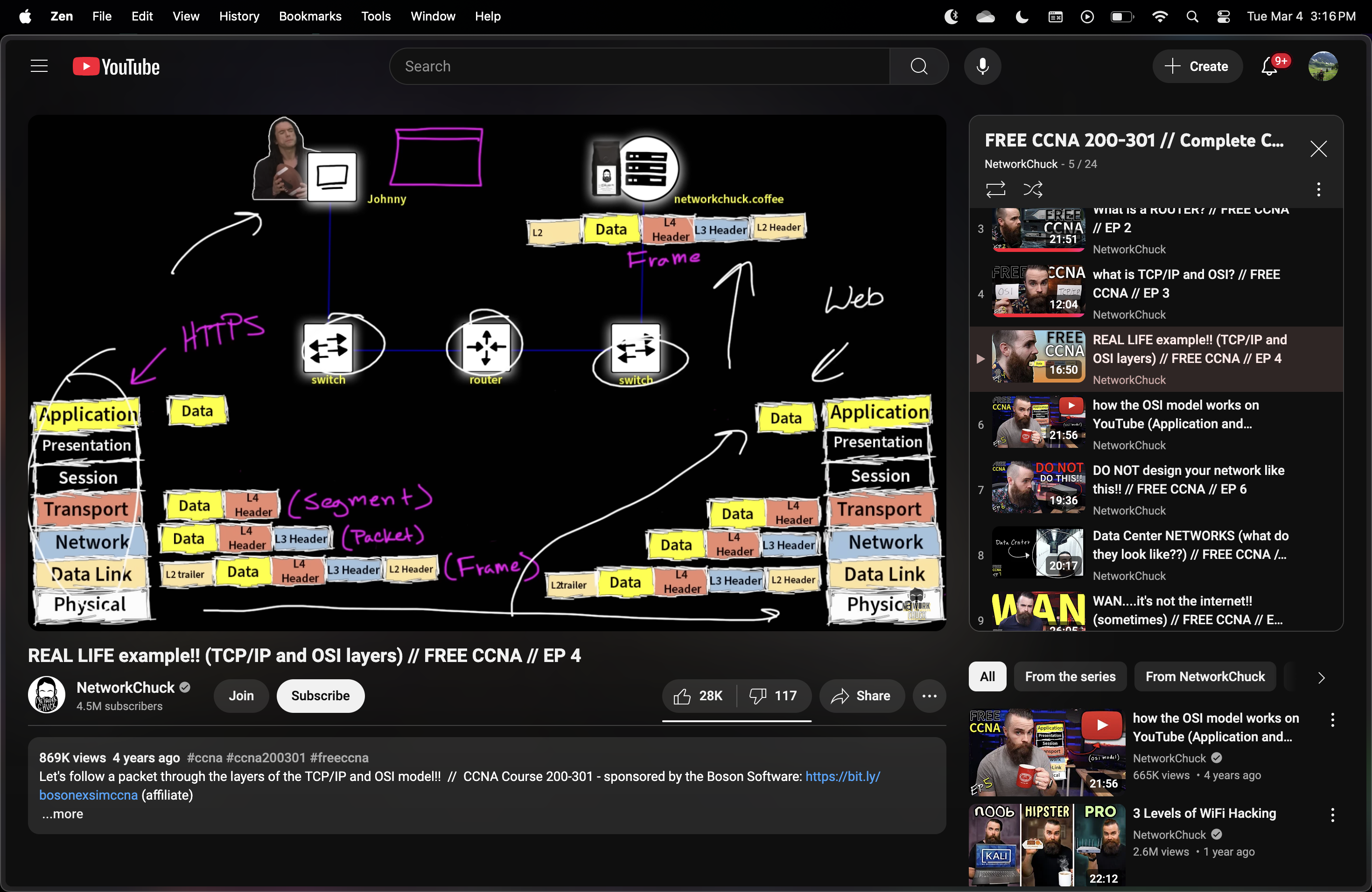 TCP/IP movement example diagram